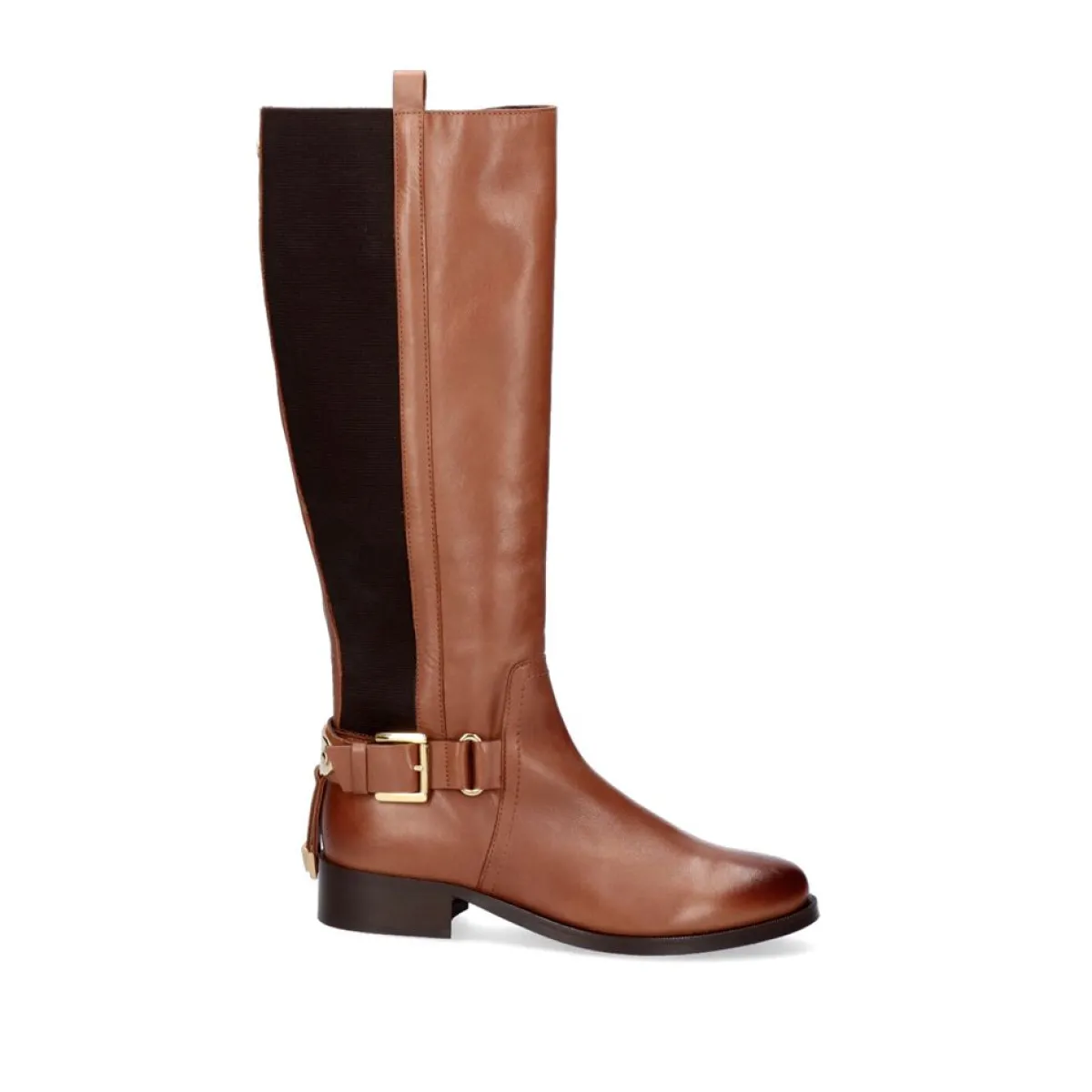 Botas>Exe Shoes Bota Alta De Couro 741Ka Brandy