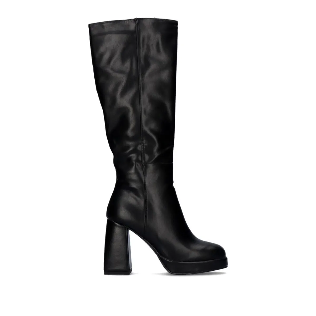 Botas>Exe Shoes Bota De Cana Alta Rigida W1966D-25 Na Cor Preta