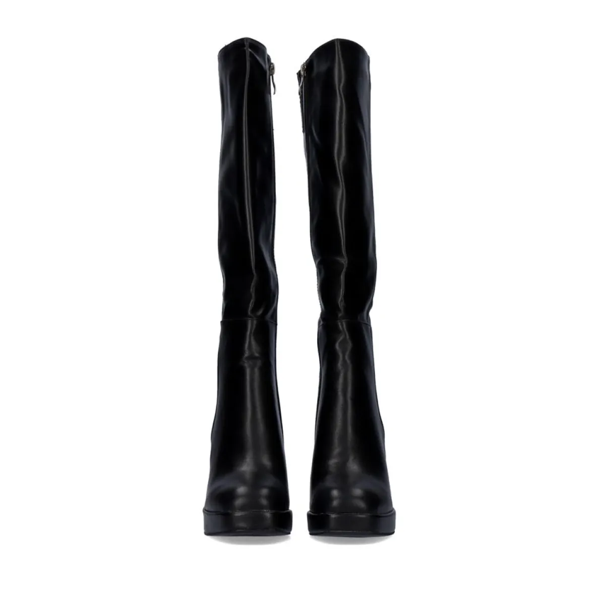 Botas>Exe Shoes Bota De Cana Alta Rigida W1966D-25 Na Cor Preta