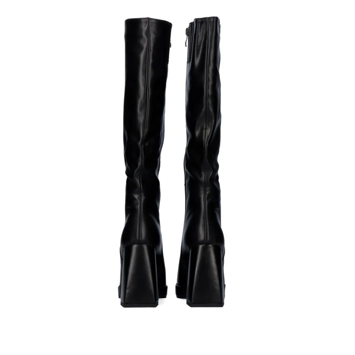 Botas>Exe Shoes Bota De Cana Alta Rigida W1966D-25 Na Cor Preta