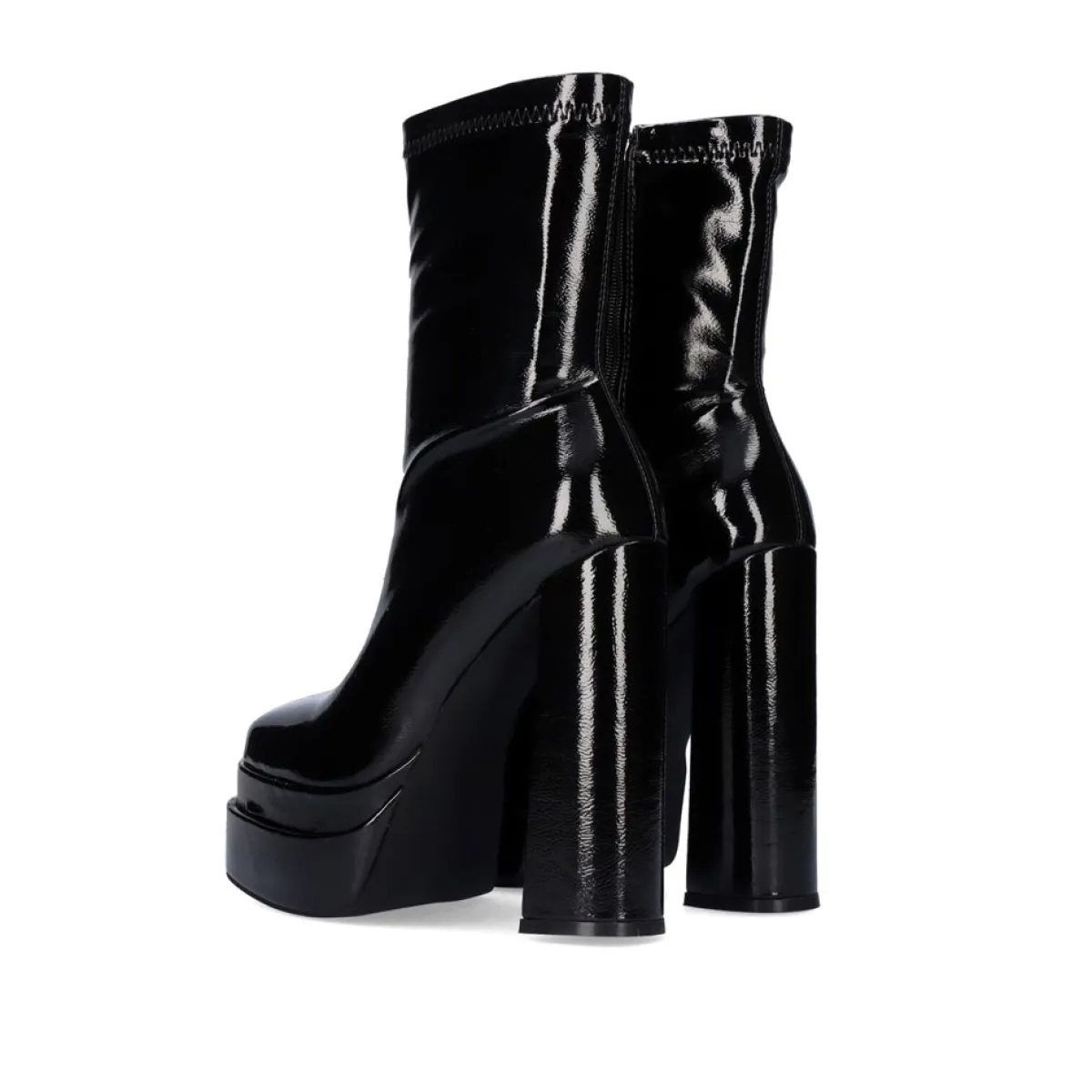 Botins>Exe Shoes Bota De Tornozelo Estilo Meia Preta Com Calcanhar T3826-M2738