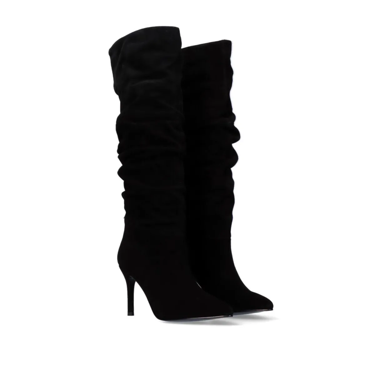 Botas>Exe Shoes Bota Drapeada Diana-120 Black Suede