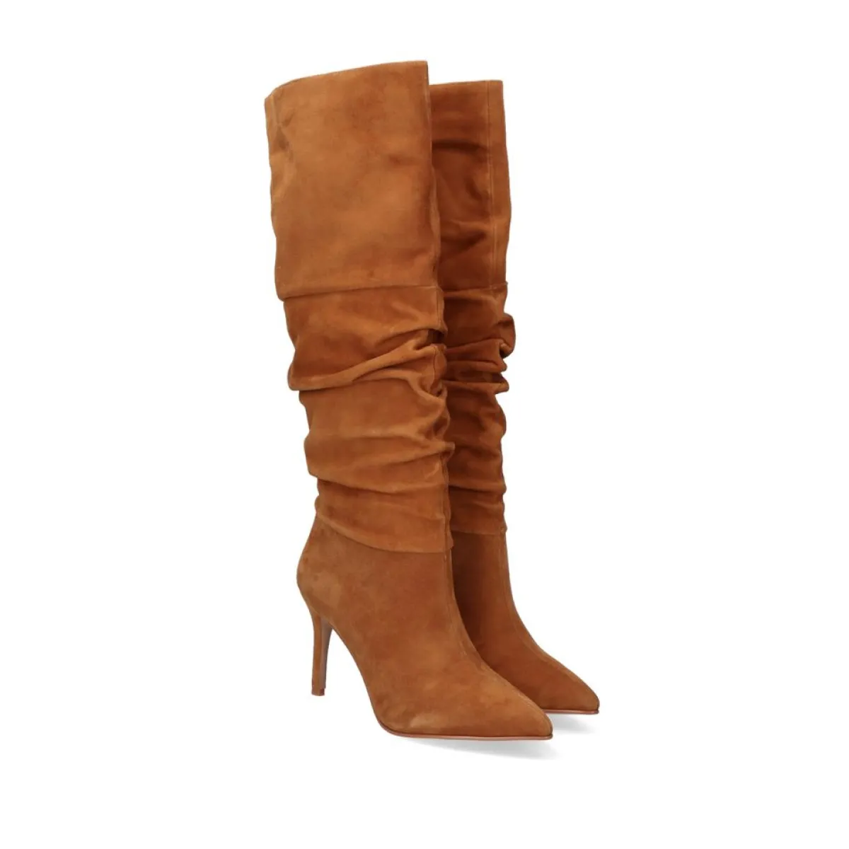 Botas>Exe Shoes Bota Drapeada Diana-120 Camel Suede