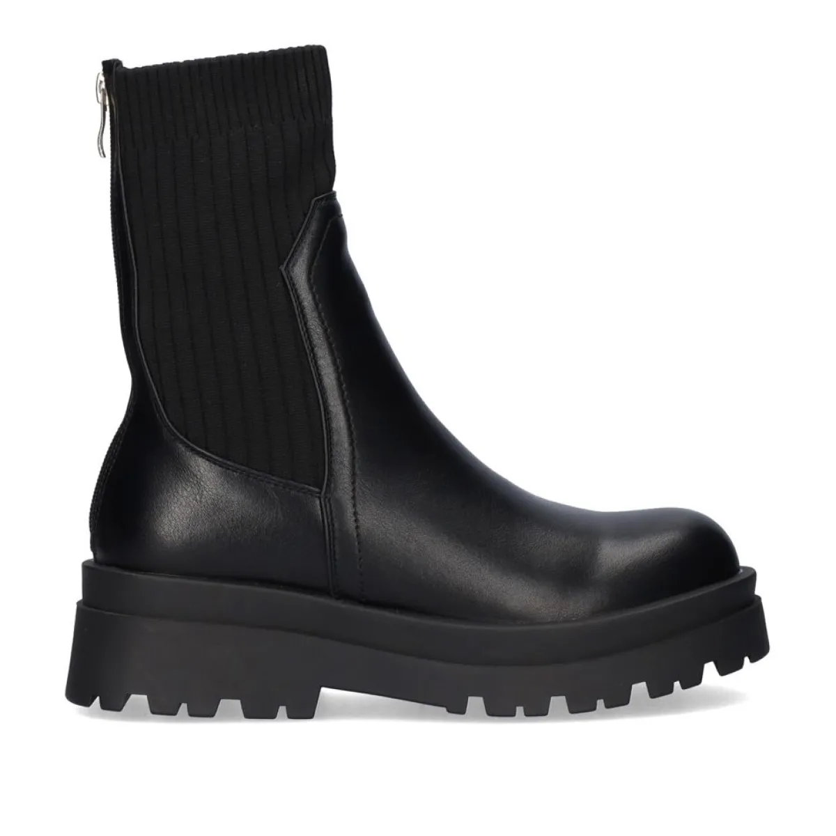 Botas>Exe Shoes Bota Engomada Estilo Meia T3653-M2587 Em Preto