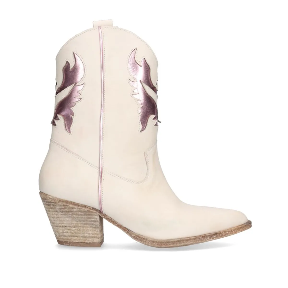 Cowboy>Exe Shoes Bota Estilo Cowboy Cesar-710 Offwhite