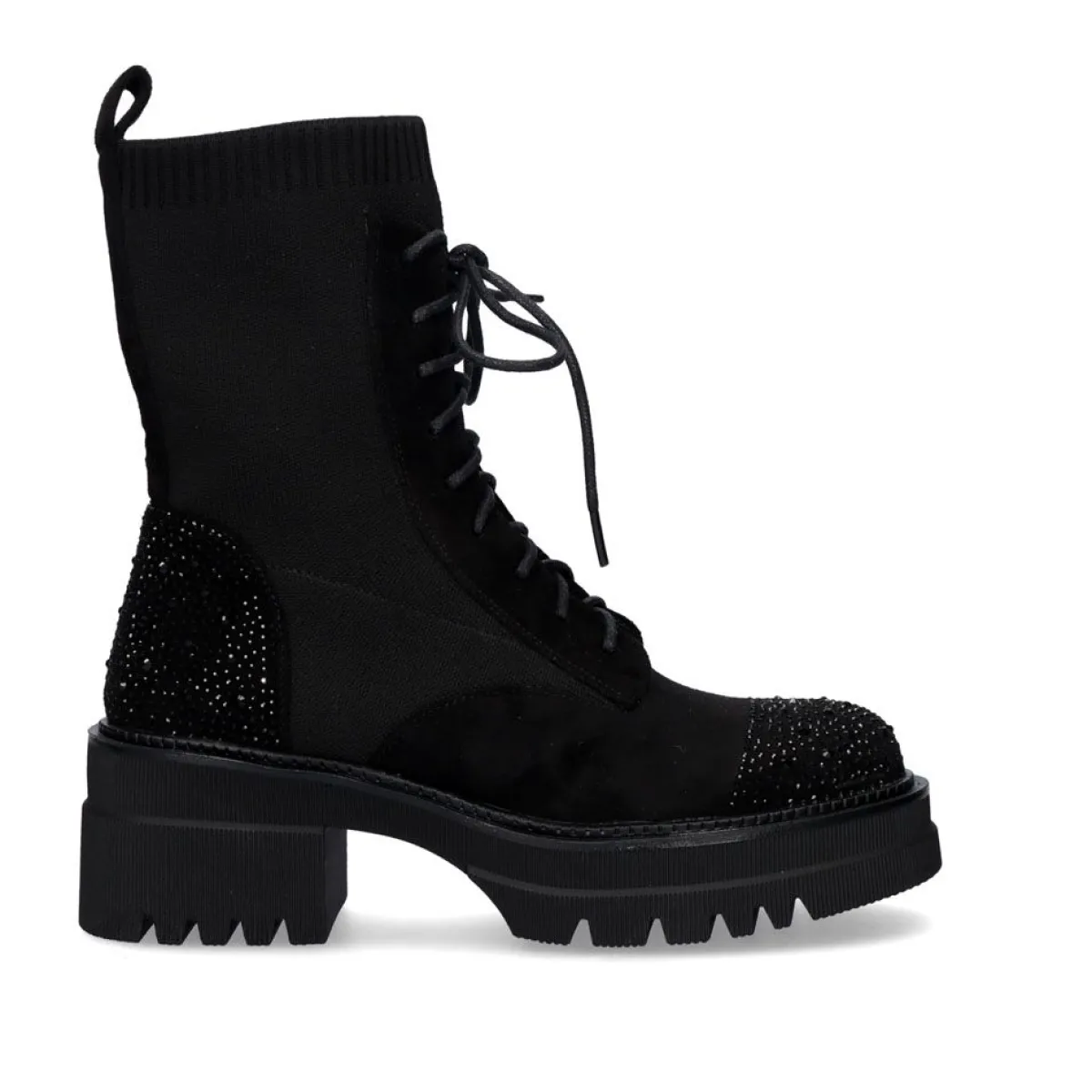 Botins>Exe Shoes Bota Estilo Militar B079-F150 Preto