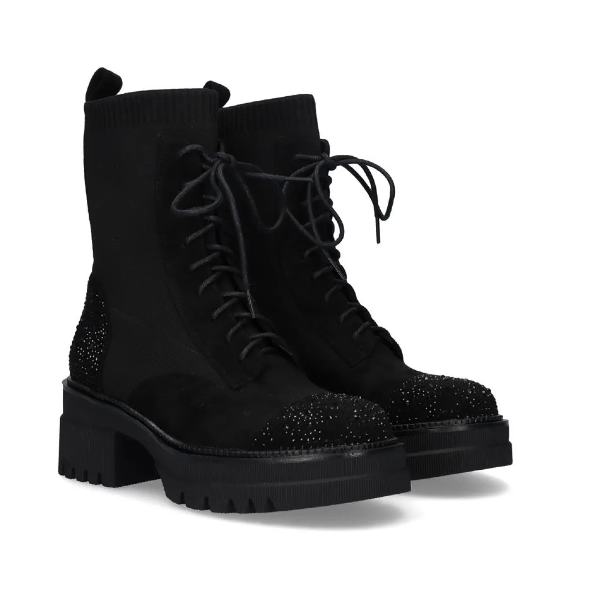 Botins>Exe Shoes Bota Estilo Militar B079-F150 Preto