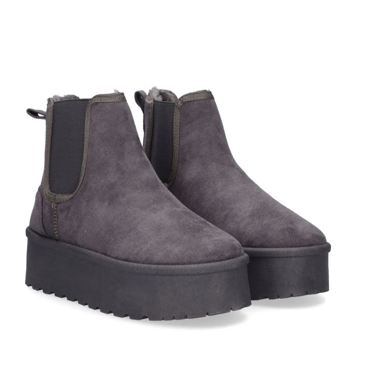 Botins>Exe Shoes Botins Plataforma Exe Hd5066 Cinza