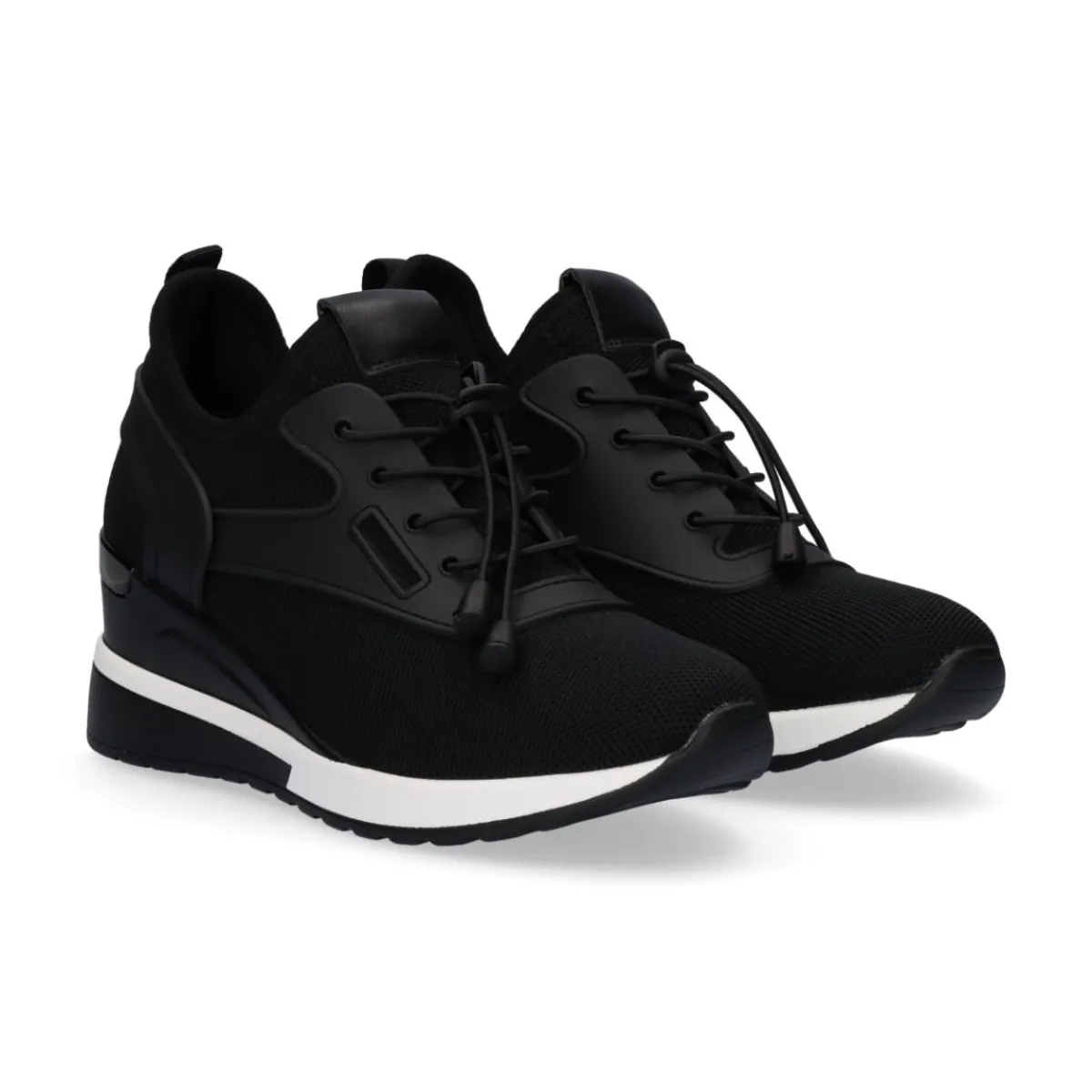 Sneakers Mujer>Exe Shoes Cunha De Tenis Ex12 Preto