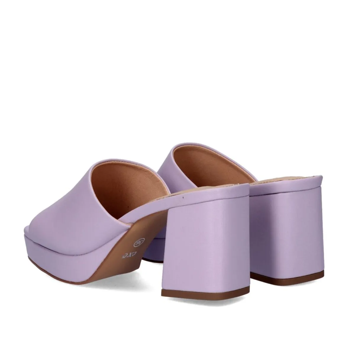 Sandálias De Salto>Exe Shoes Lina-502 Sandálias Tipo Tamanho Lilas Com Salto Alto