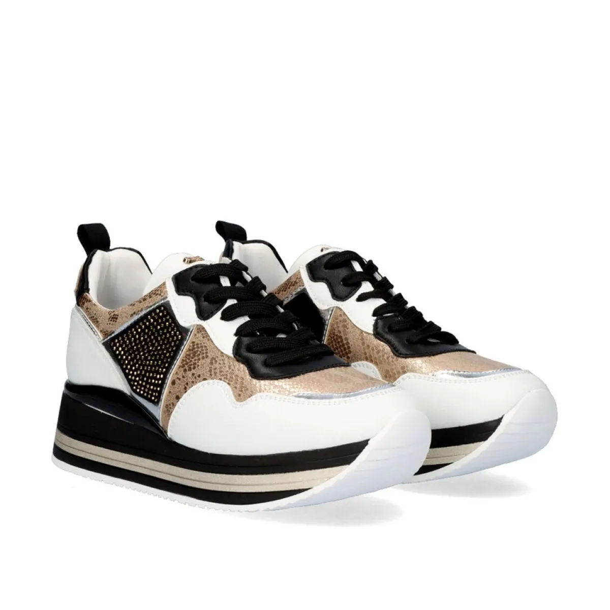 Sneakers Mujer>Exe Shoes Plataforma De Tenis Rg2210 Ouro