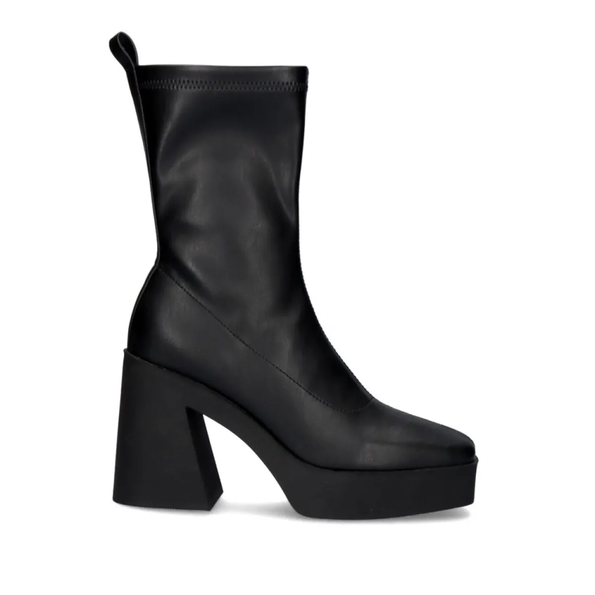 Botins>Exe Shoes Salto Alto Vf1668-1A Em Preto