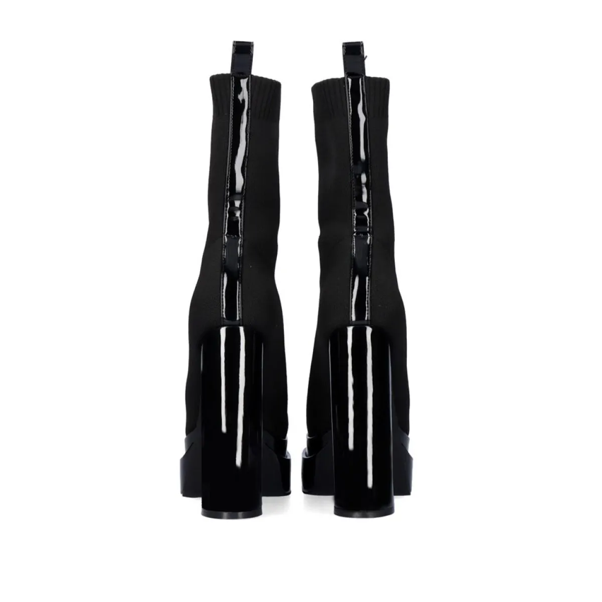 Botinhas>Exe Shoes Salto Esatilo Meia Com Plataforma Dupla T3729-L1561 Em Preto