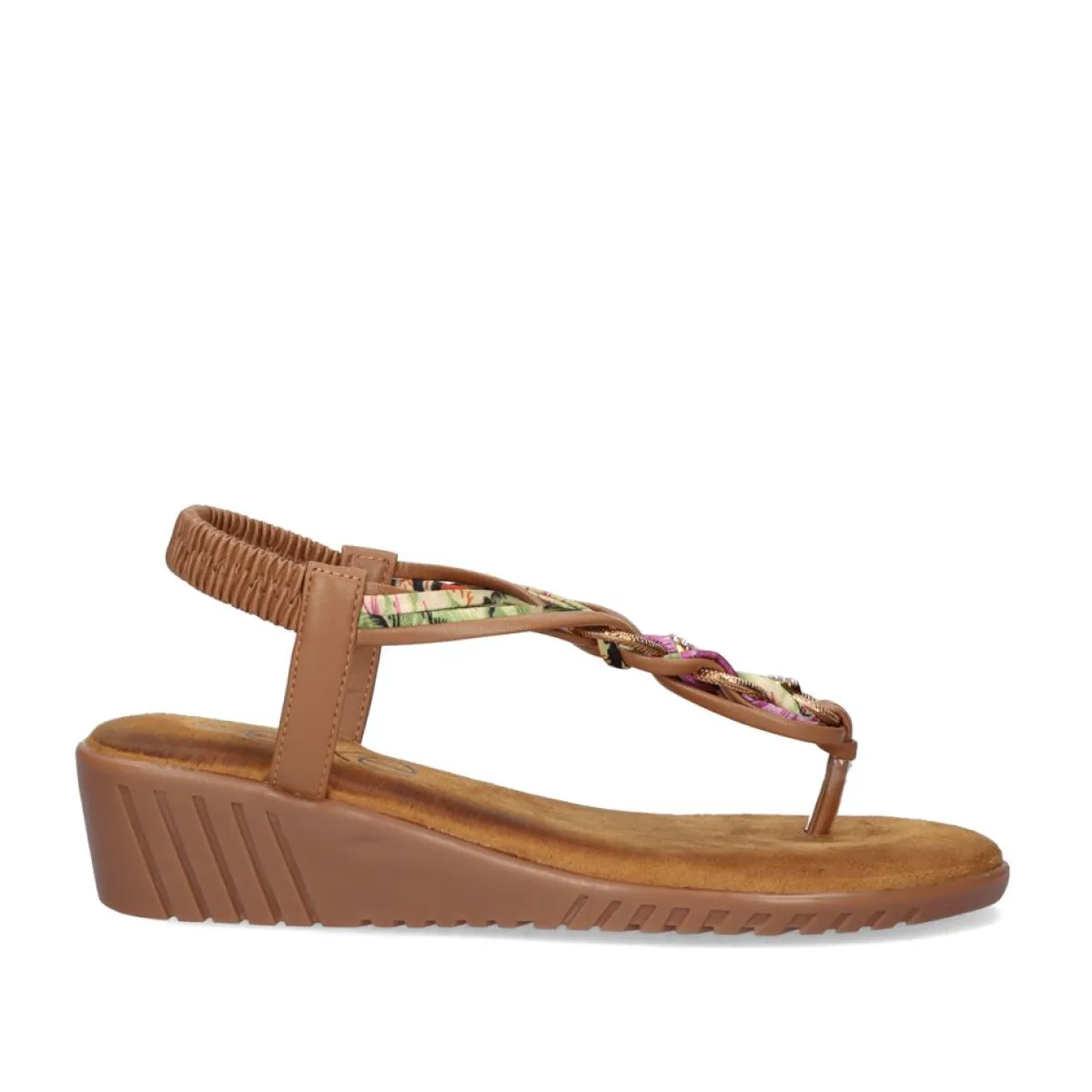 Cunhas>Exe Shoes Sandalia Cunha Exe Confort 721-Ex4 Castanho