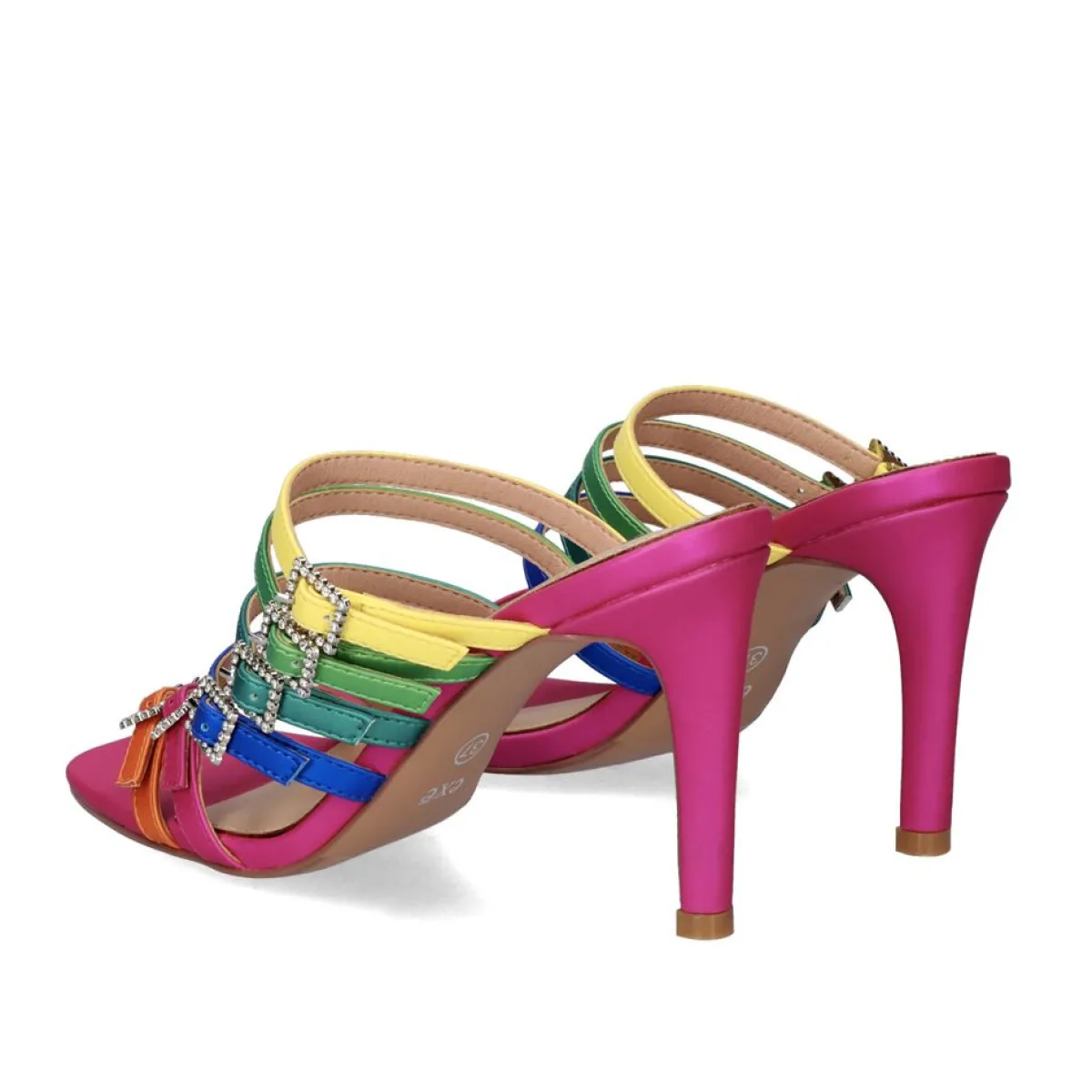Sandálias De Salto>Exe Shoes Sandalia De Salto Exe Victoria -343 Multicolor