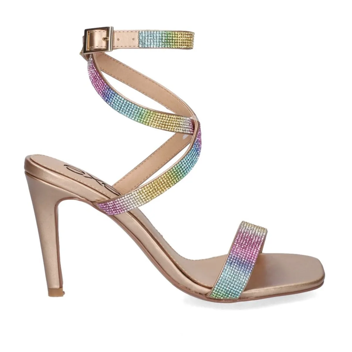 Sandálias De Salto>Exe Shoes Sandalia De Salto Exe Victoria-561 Multicolor