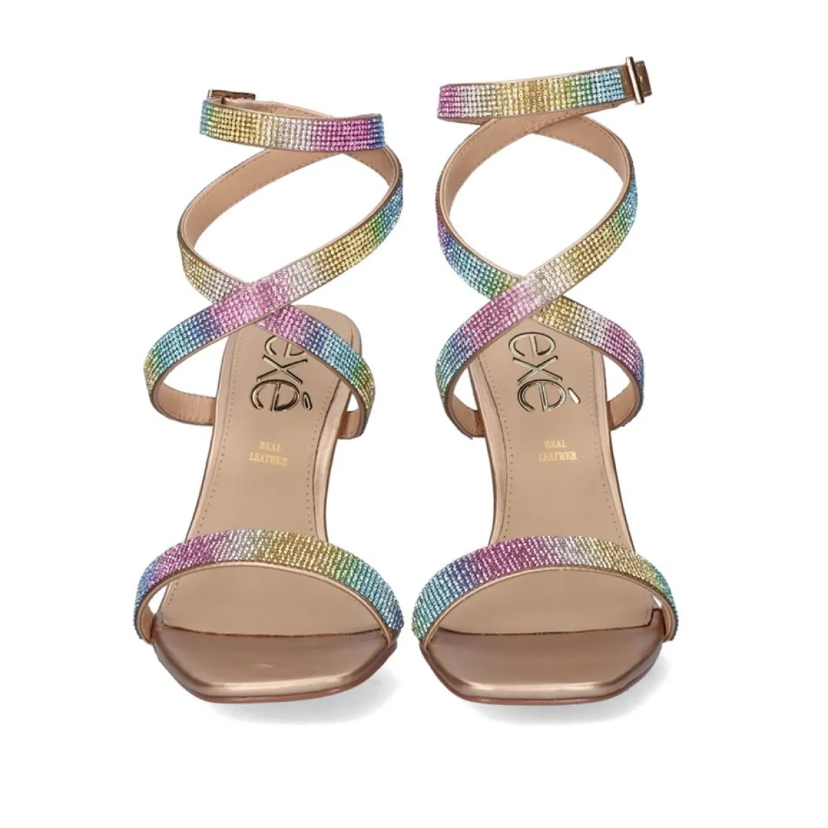 Sandálias De Salto>Exe Shoes Sandalia De Salto Exe Victoria-561 Multicolor