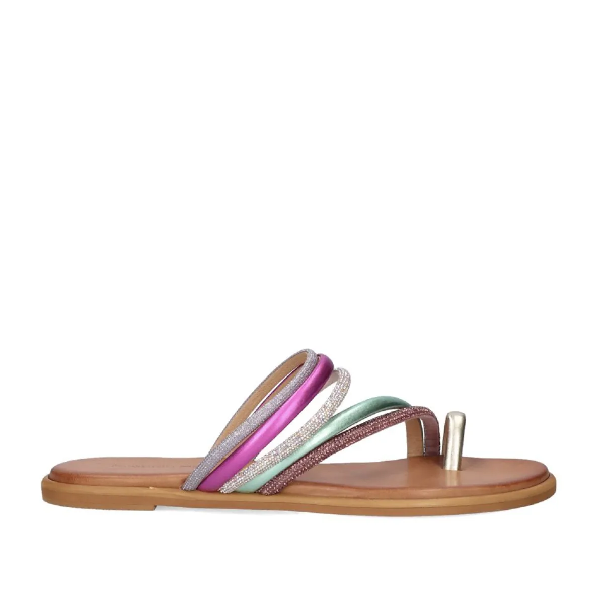 Sandálias Planas>Exe Shoes Sandalia Plana 618 Loris Multicolorido