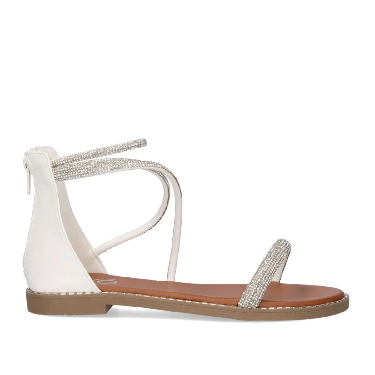 Sandálias Planas>Exe Shoes Sandalia Plana Exe P3375-76 Branco