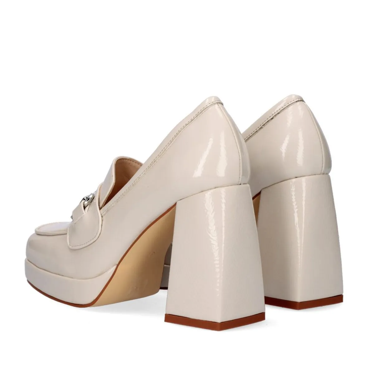 Calçados De Salao>Exe Shoes Sapato De Salto Alto Estilo Mocassim W2083-R3136 Cor Ice