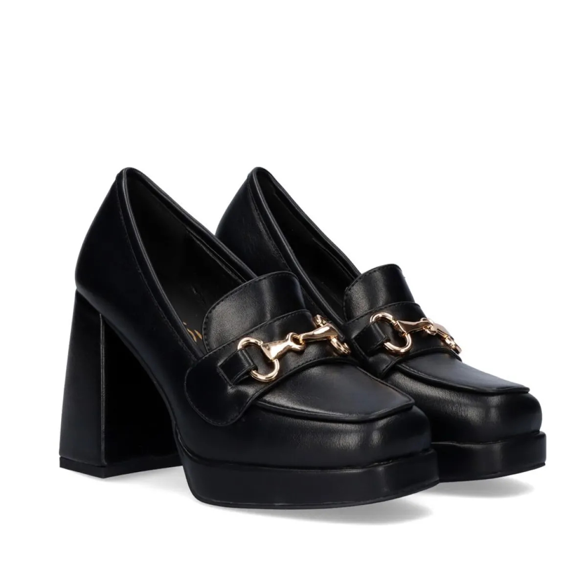 Calçados De Salao>Exe Shoes Sapato De Salto Alto Estilo Mocassim W2083-R3136 Cor Preta