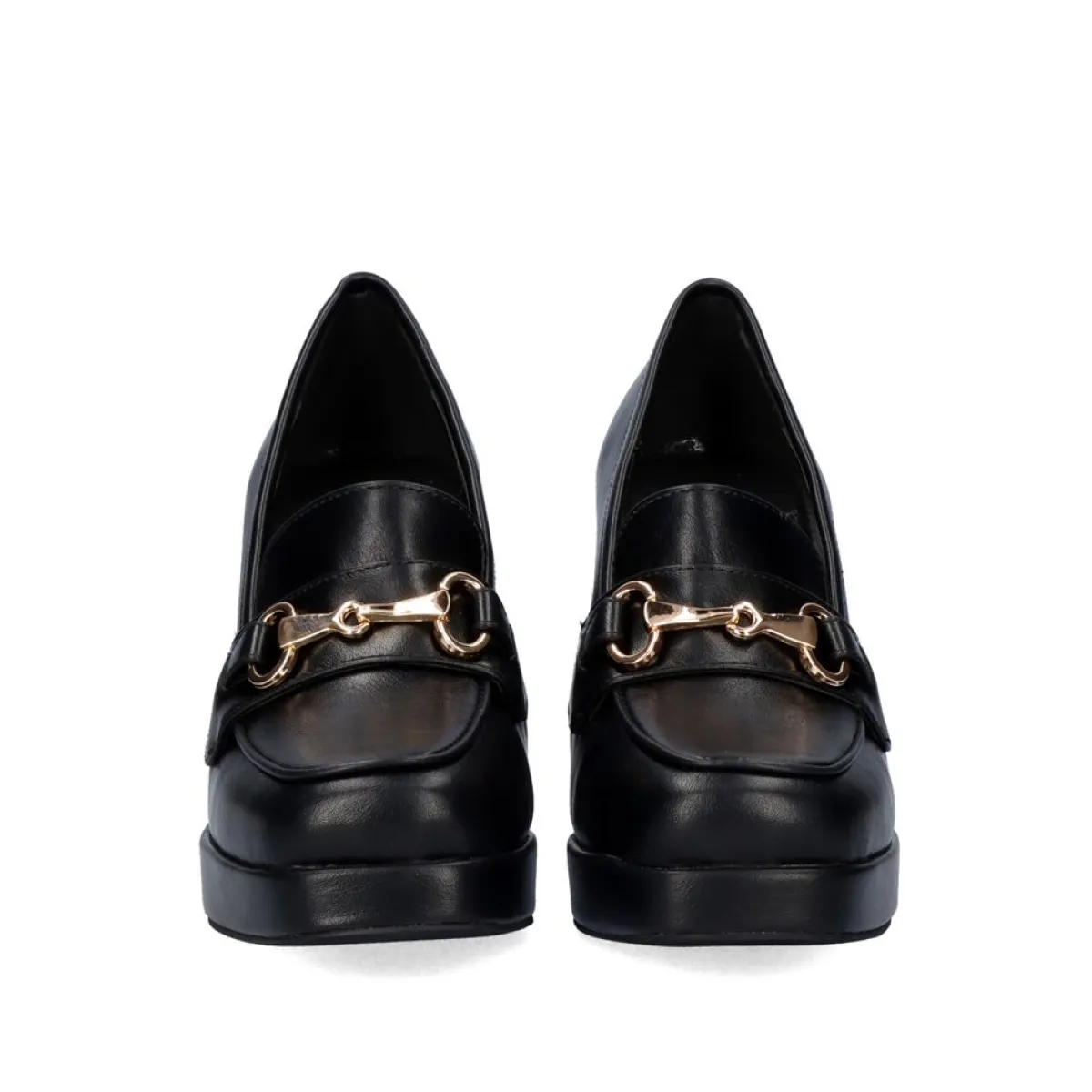 Calçados De Salao>Exe Shoes Sapato De Salto Alto Estilo Mocassim W2083-R3136 Cor Preta