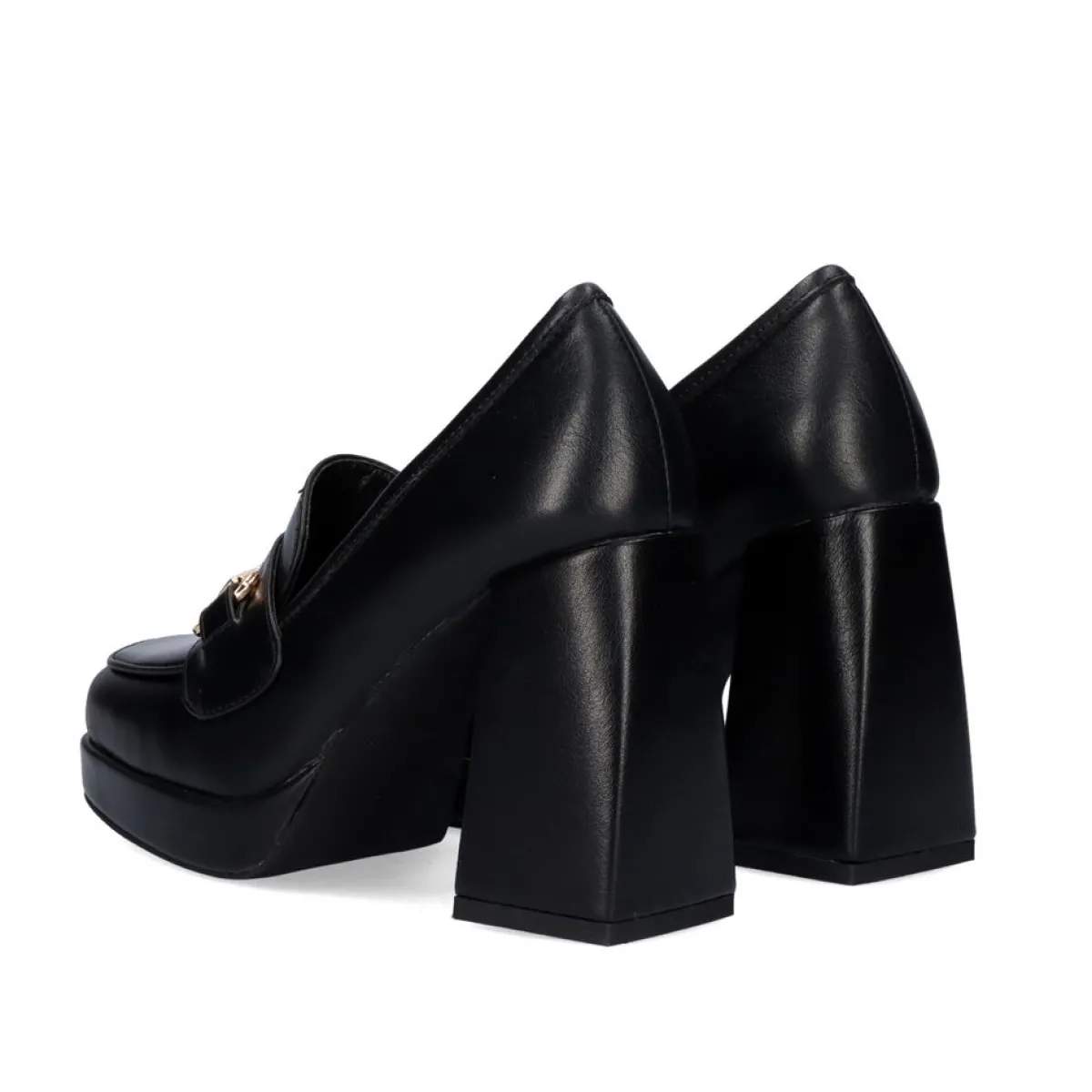 Calçados De Salao>Exe Shoes Sapato De Salto Alto Estilo Mocassim W2083-R3136 Cor Preta