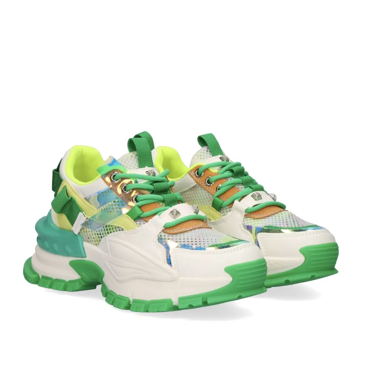 Sneakers Mujer>Exe Shoes Tenis 22E07-1 White Green