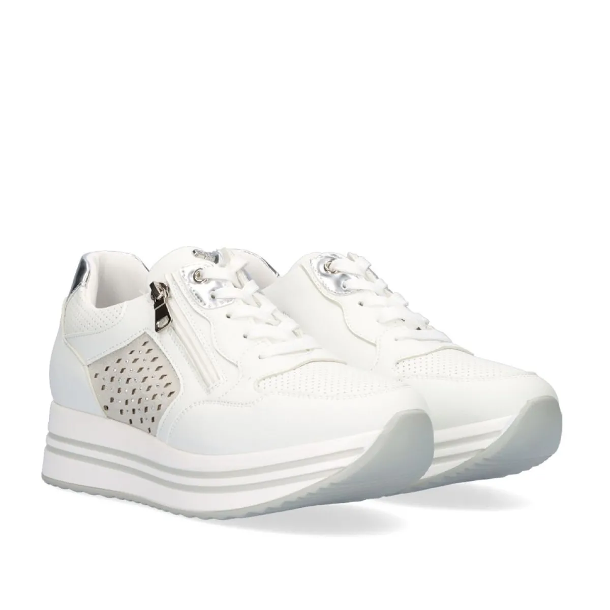 Sneakers Mujer>Exe Shoes Tenis Plataforma Branco 131-31Ex24