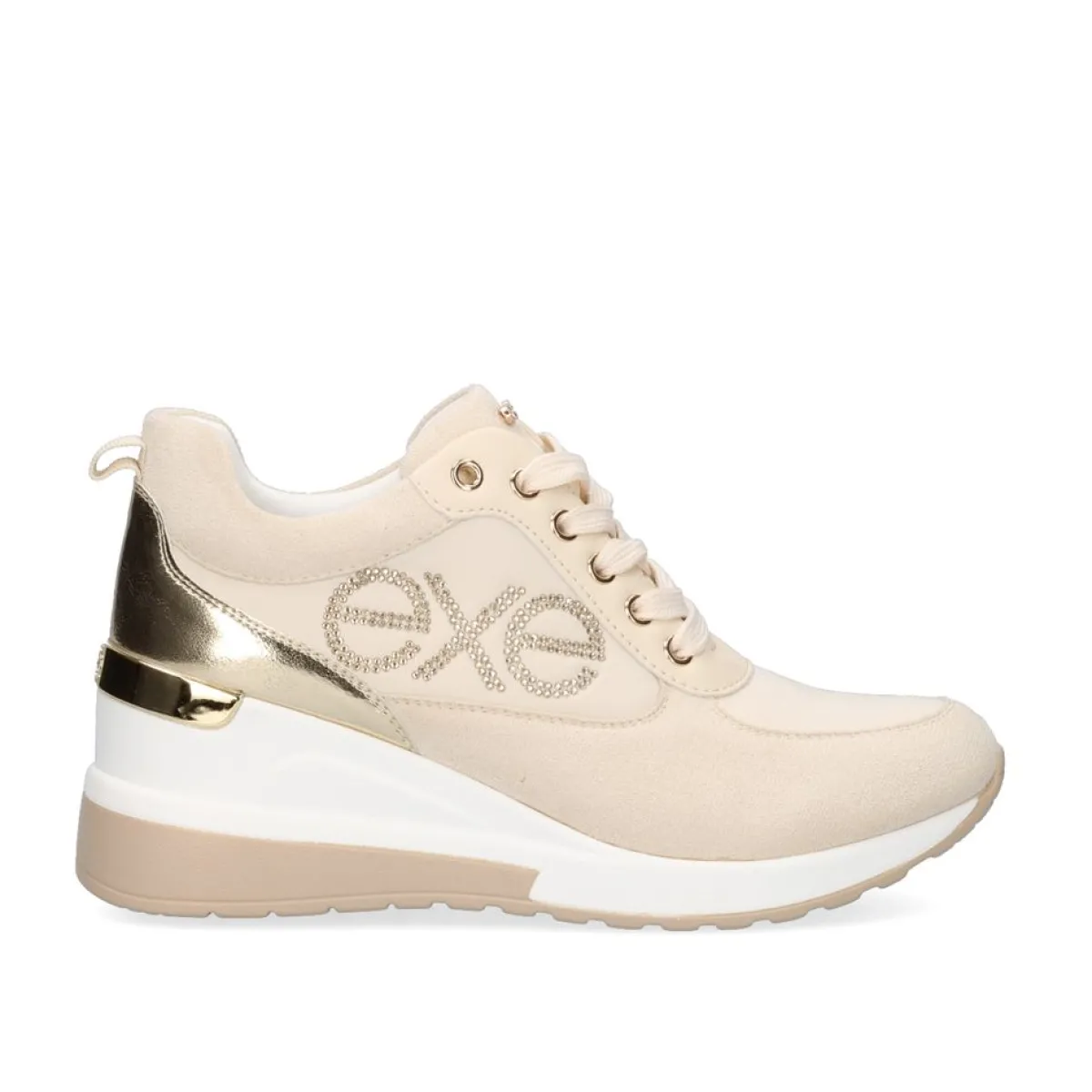 Sneakers Mujer>Exe Shoes Tenis Plataforma Dourado 34-21Ex06