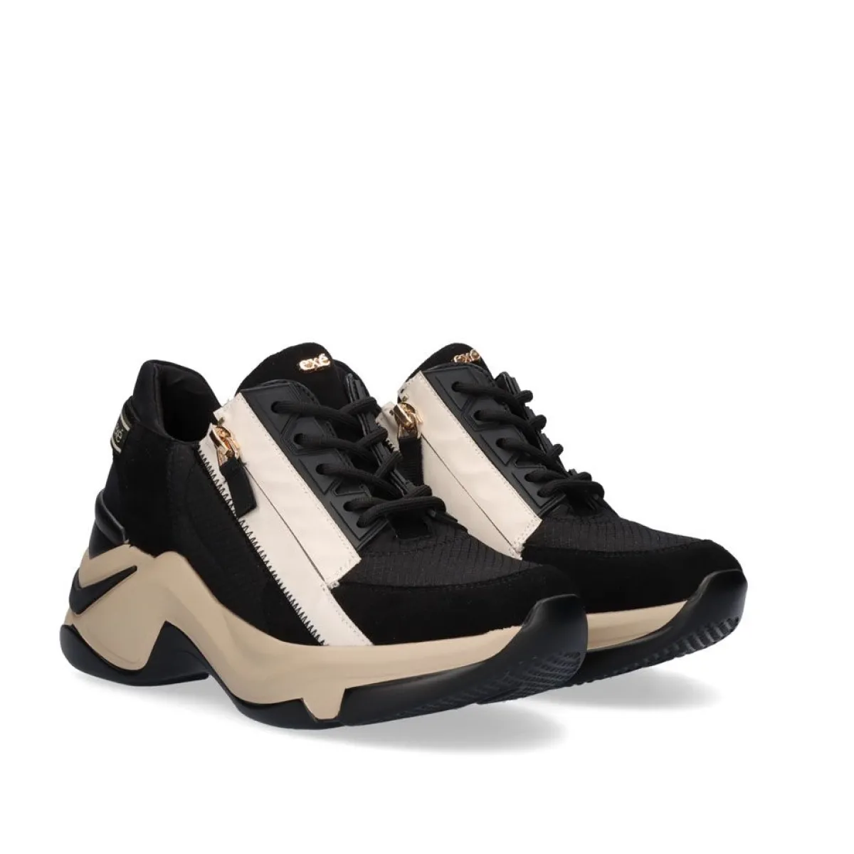 Sapatilhas E Tenis>Exe Shoes Tenis Plataforma 106-232Ex12 Preto