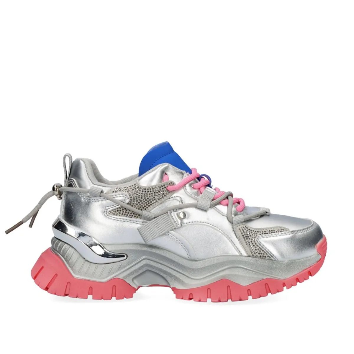 Sneakers Mujer>Exe Shoes Tenis Silver 22E02-1