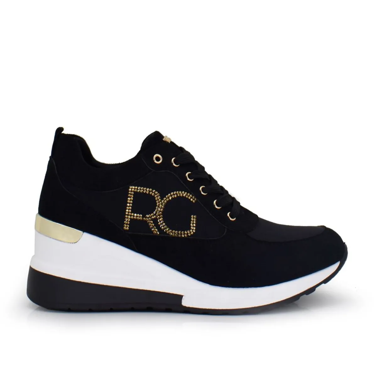 Sapatilhas E Tenis>Exe Shoes Tenis Wedge Rg Ex06 Black-Gold